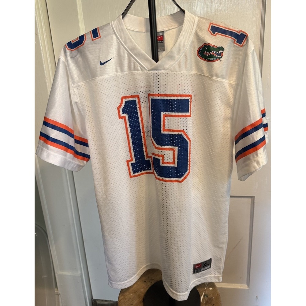Florida Gators Tebow Nike Jersey 2007 BCS Natl Champ Patch - Vintage - Men's M